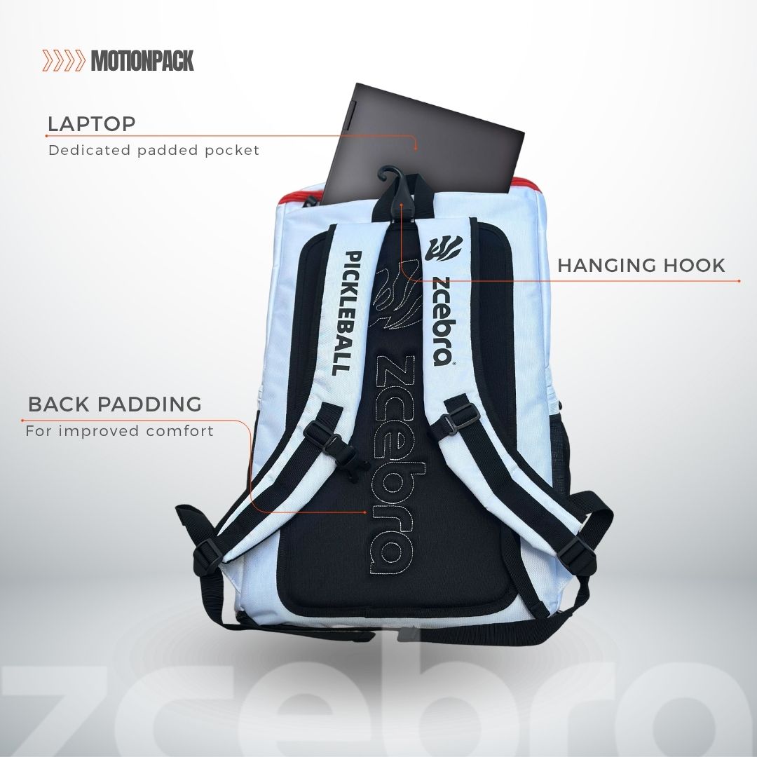 ZCEBRA MotionPack Backpack - White