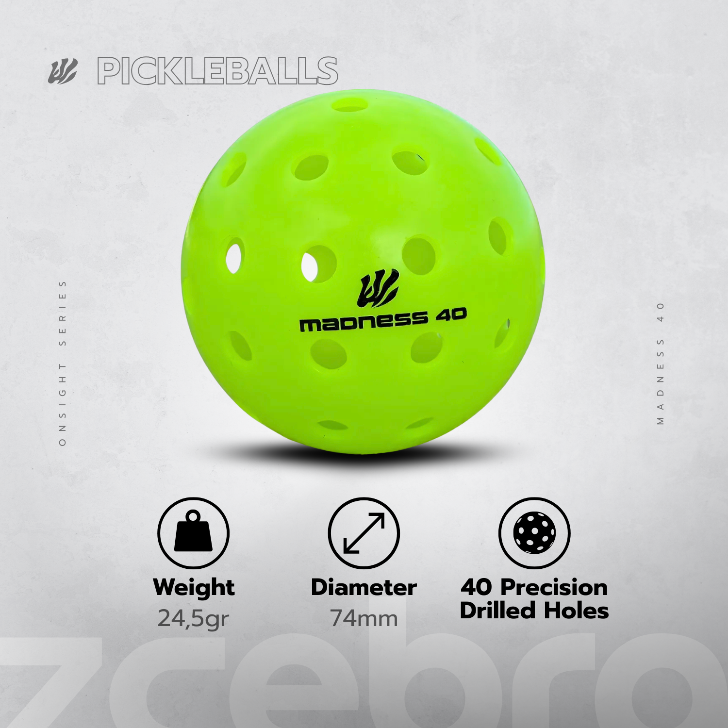Pack of 12 Madness 40 Balls