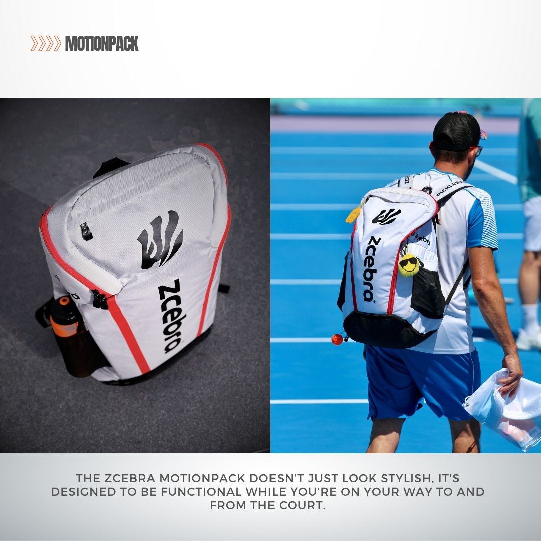 ZCEBRA MotionPack Backpack - White