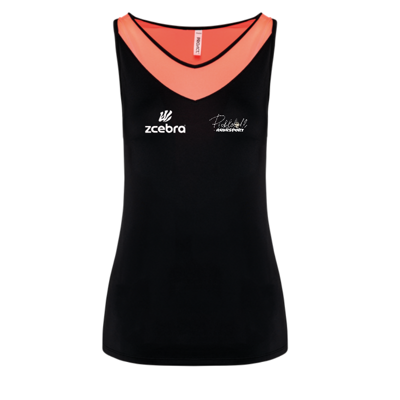 Two-Tone Sleeveless T-Shirt